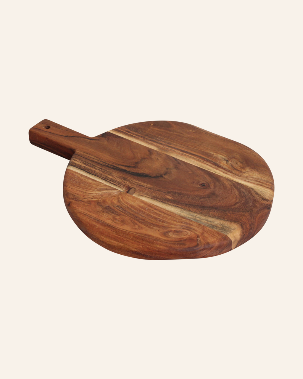Tondo borrelplank acaciahout