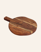 Tondo borrelplank acaciahout