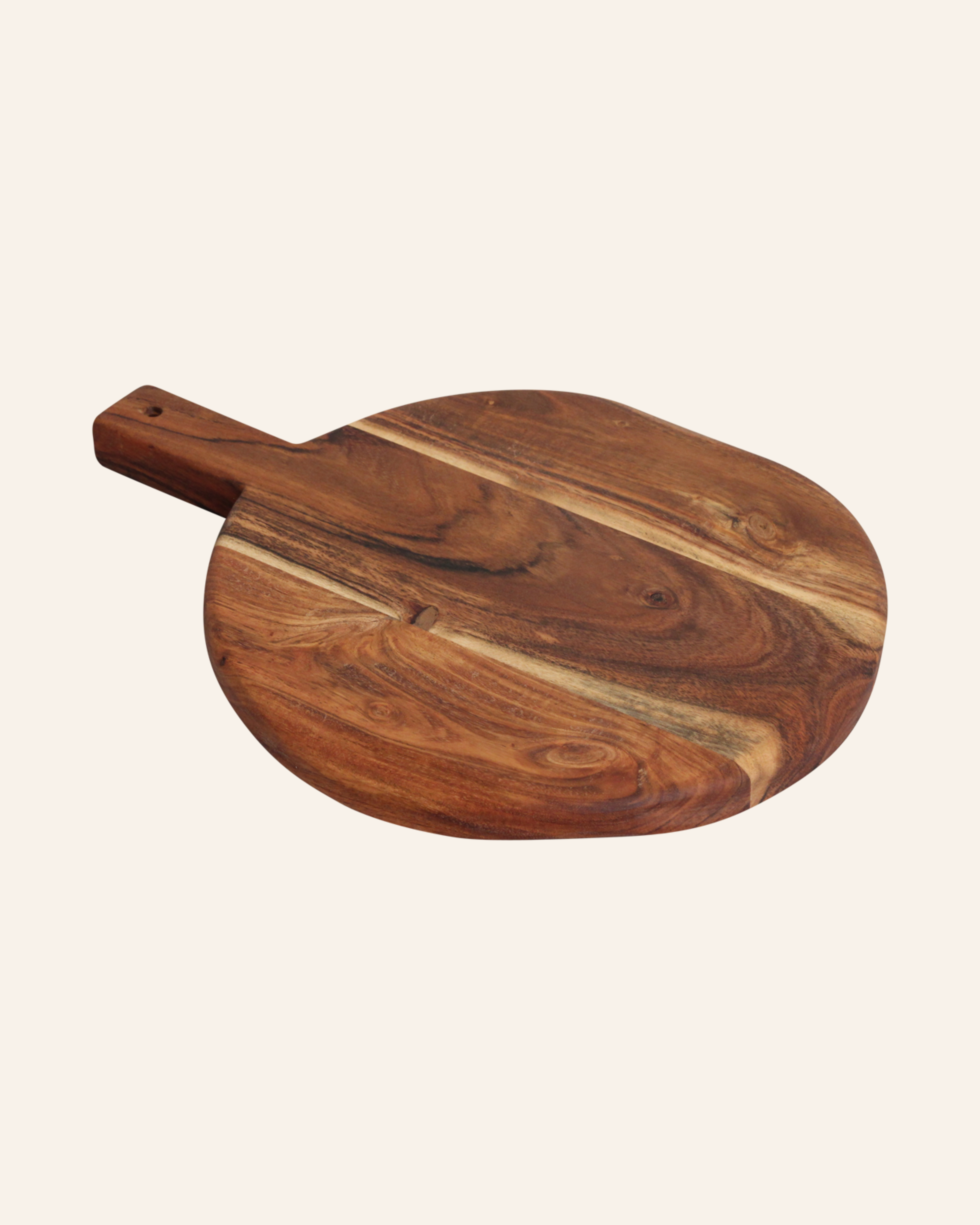 Tondo borrelplank acaciahout