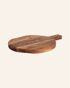 Tondo borrelplank acaciahout